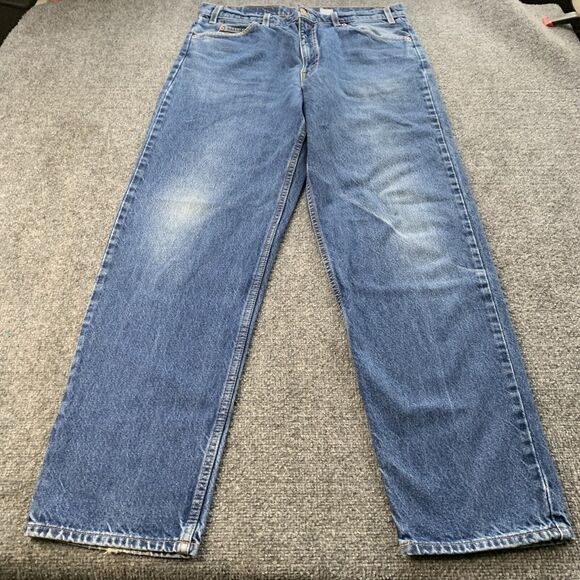 VTG Levi’s 550 Orange Tab Mens Jeans Relaxed Fit Tapered Leg Size 38x34 (36x33) - Picture 1 of 16